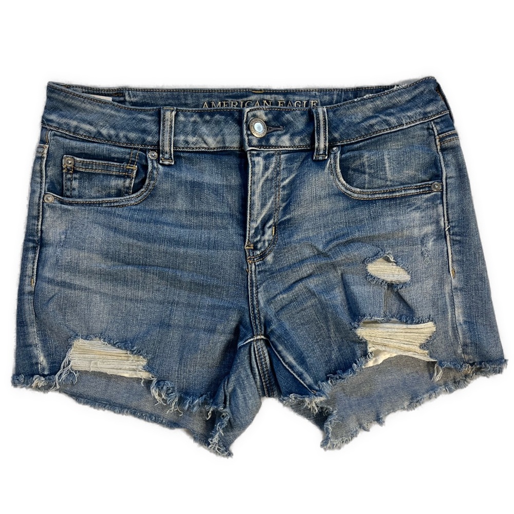 American Eagle Outfitters Distressed Denim Women Shorts